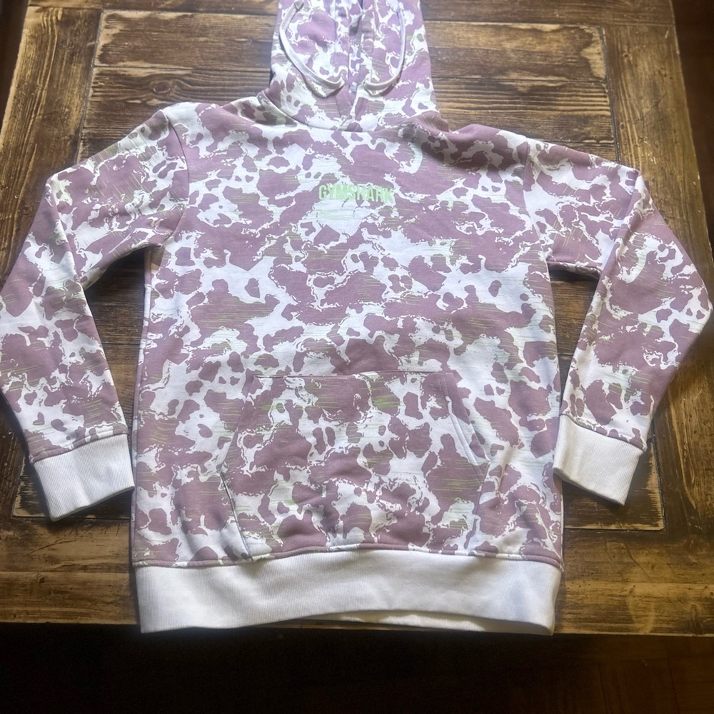 Kids Pink and White Hoodie